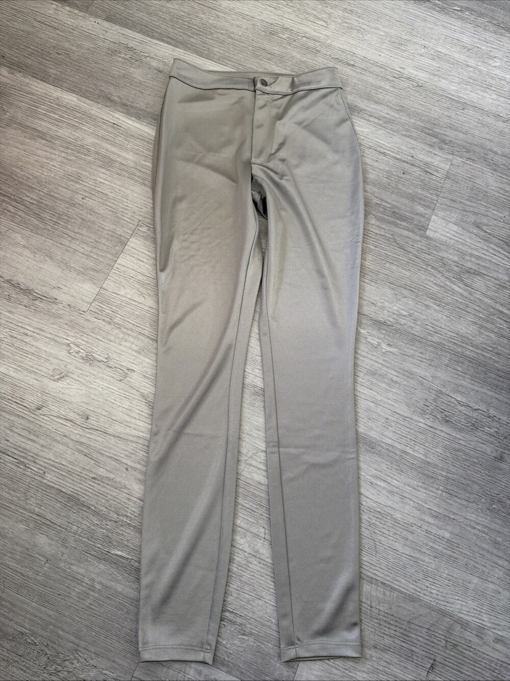 Skims Women's Disco Pants Leggings Silver Size S